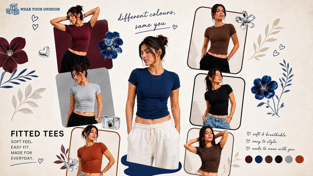 How Women’s Fitted Tees Make Everyday Styling Effortless✨