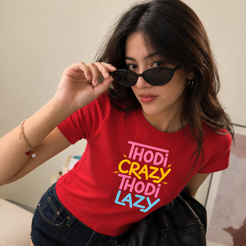 Crazy Lazy Women T-Shirt