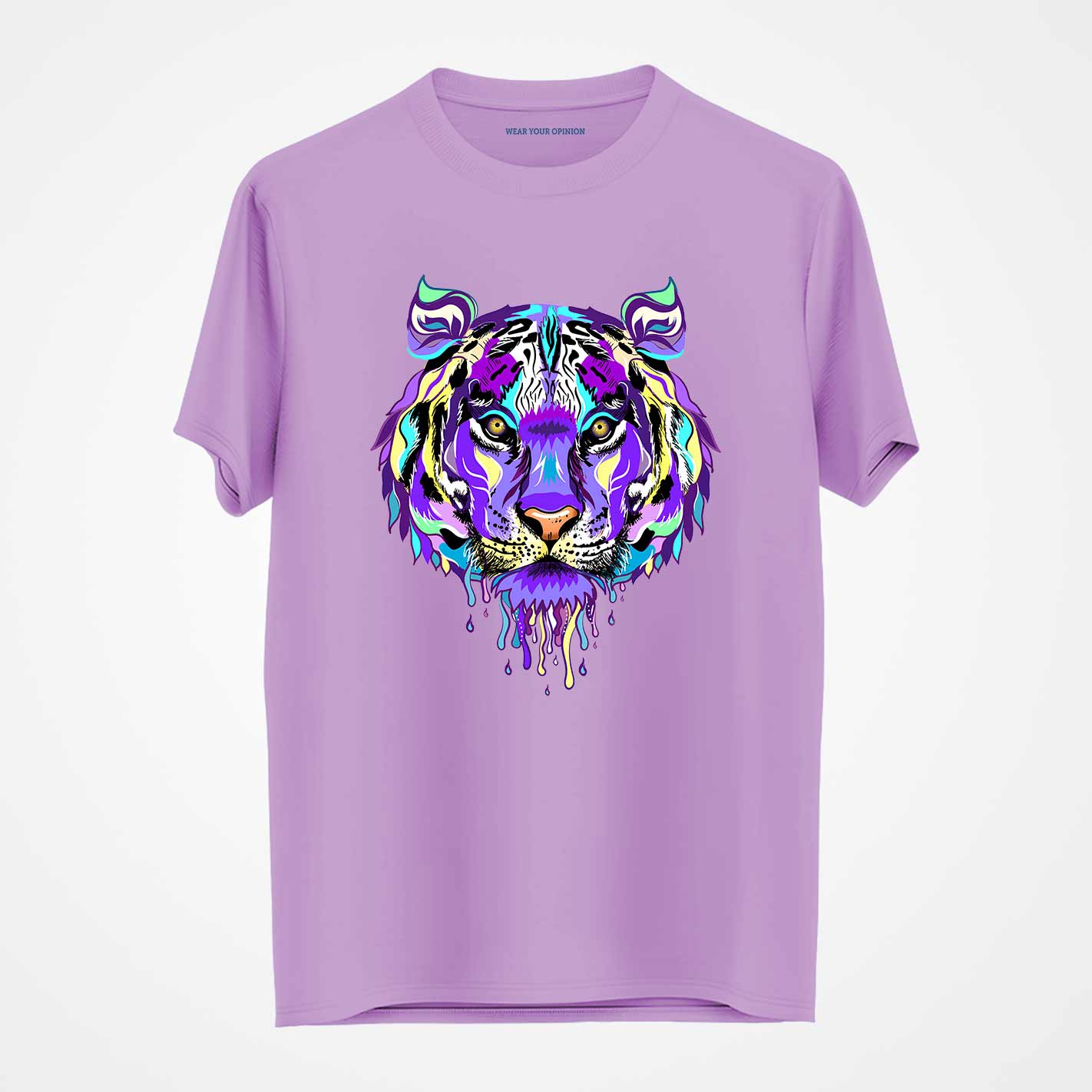 Abstract Multicolor Tiger T-Shirt