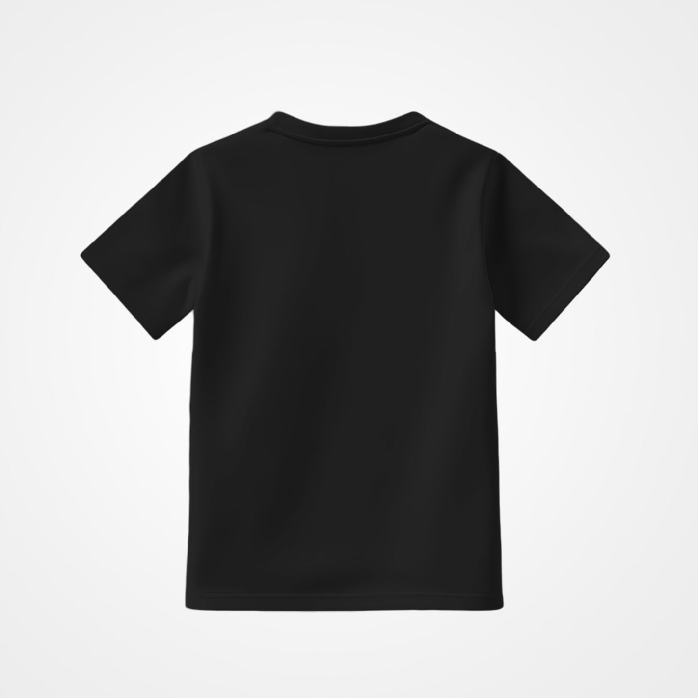 WYO Black t-shirt on a white background