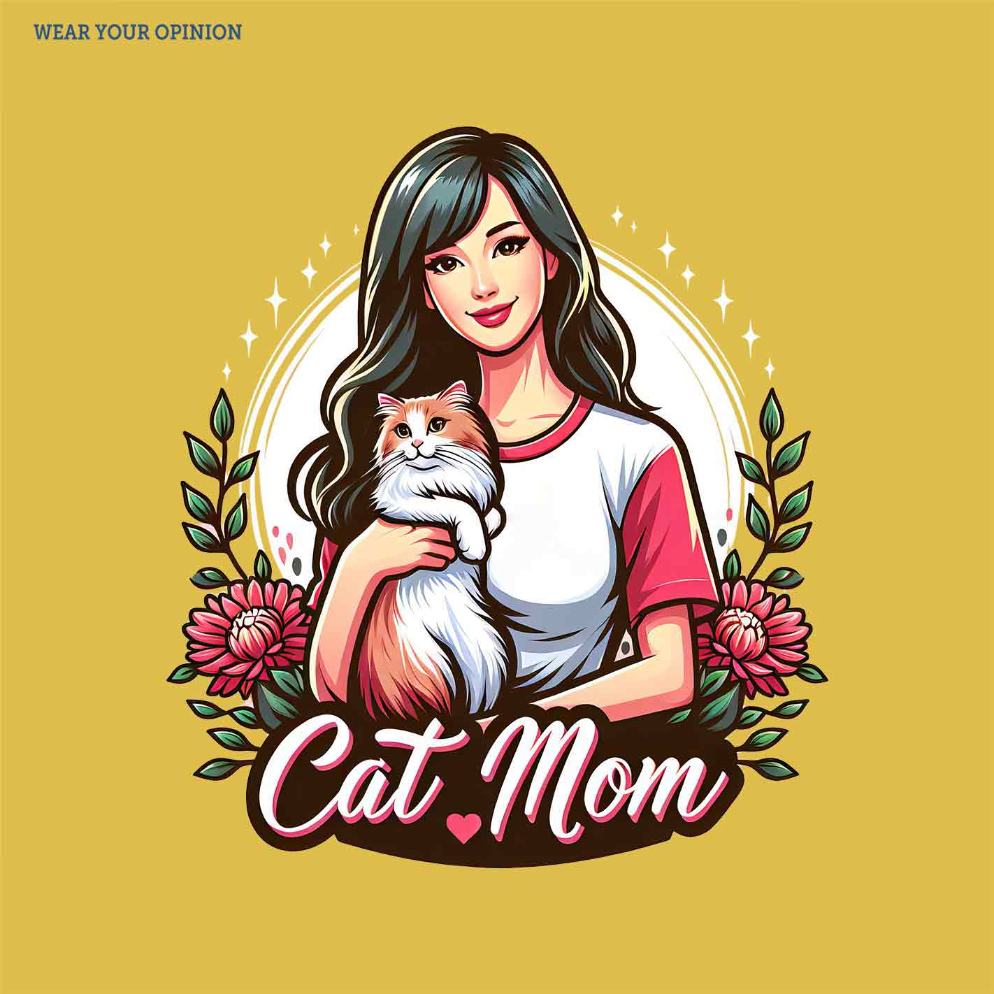 Cat Mom Women T-Shirt