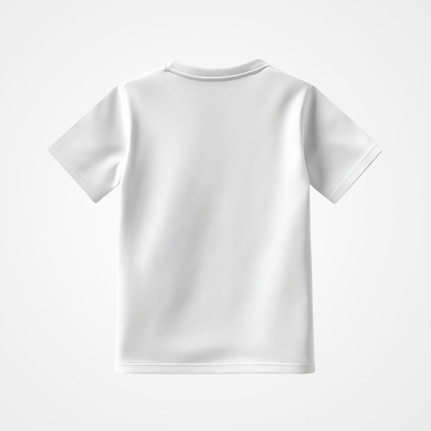 WYO White t-shirt on a light gray background