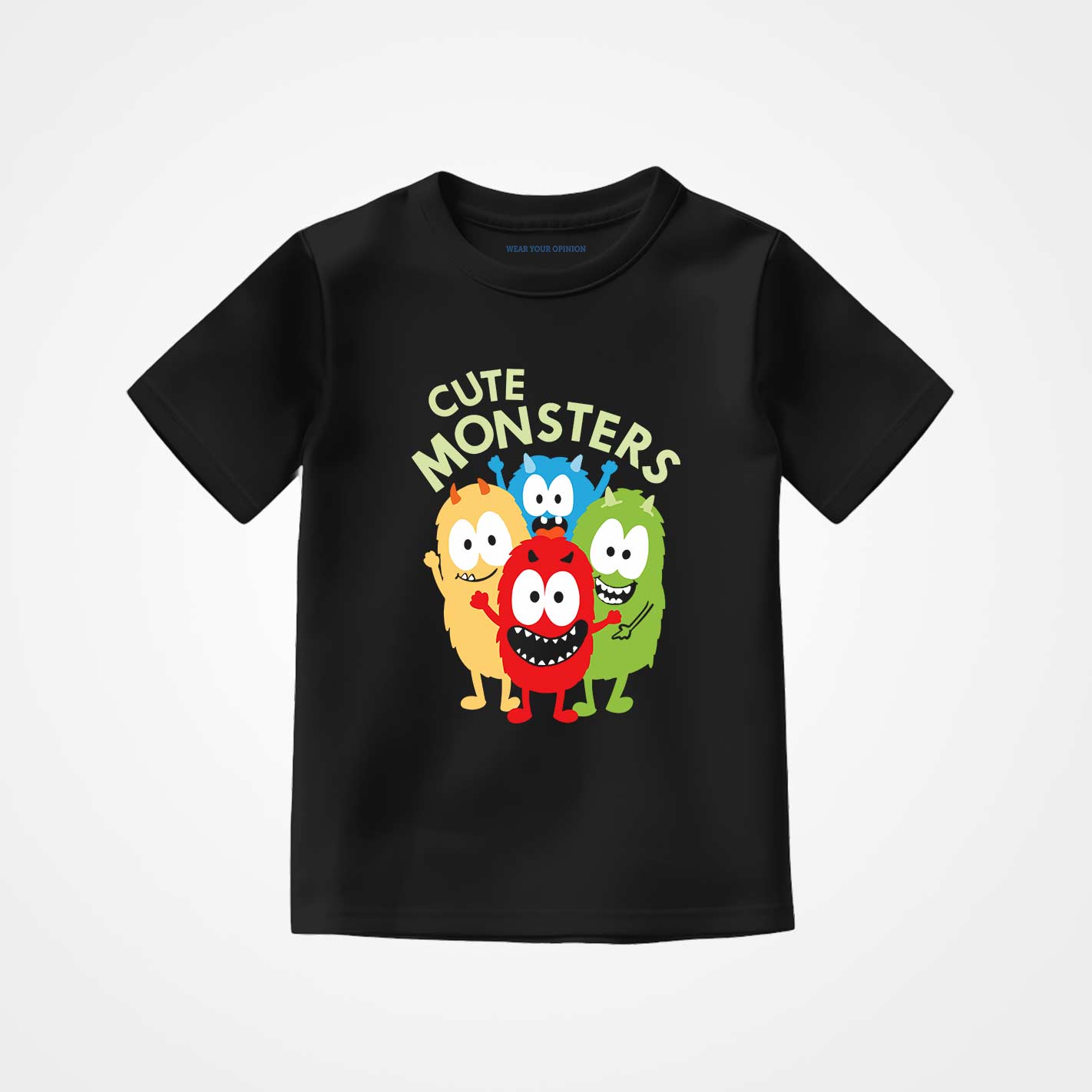 Cute Monster Kids T-Shirt