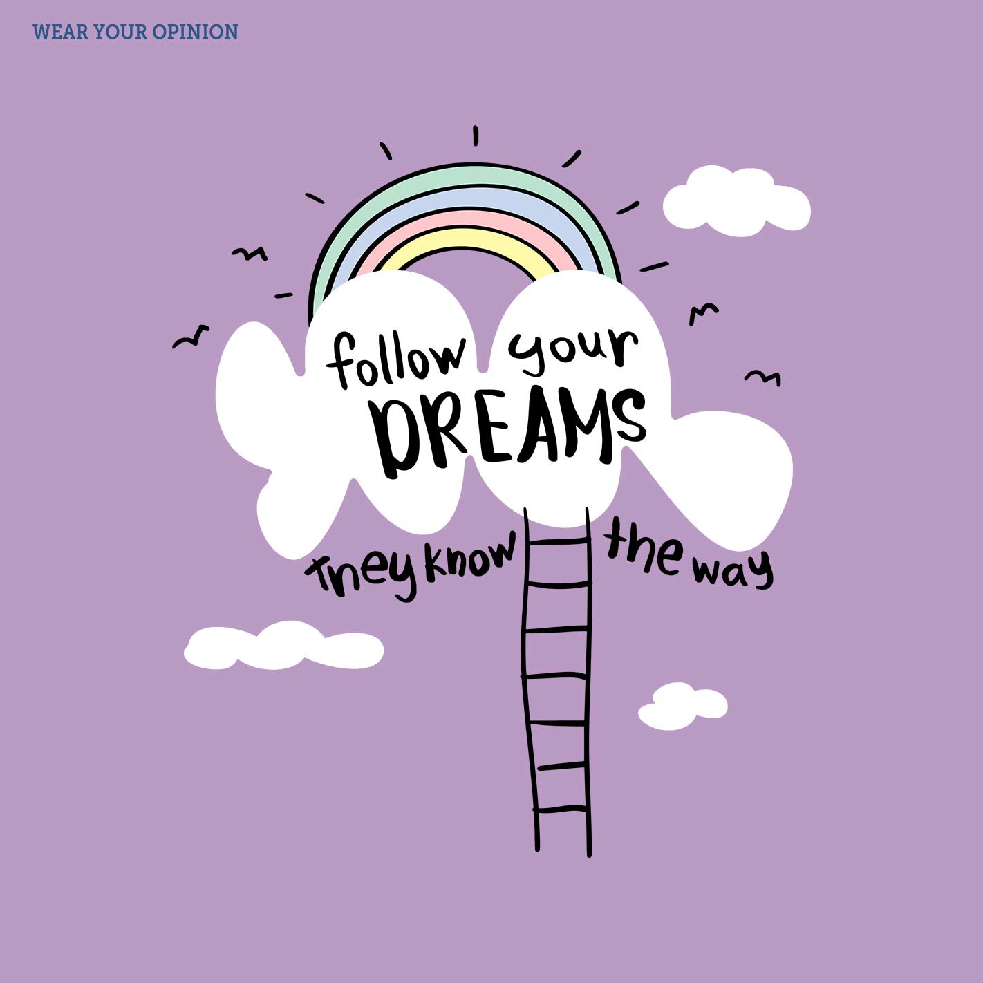 Follow Your Dreams Kids T-Shirt