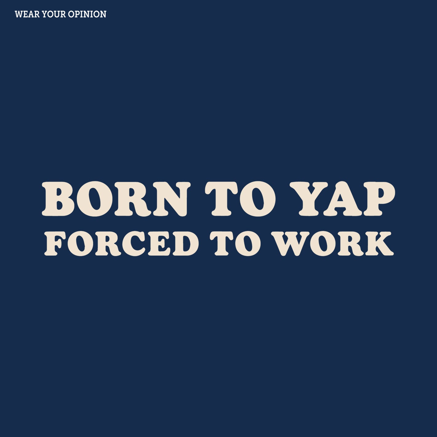 Forced To Work Fitted T-Shirt
