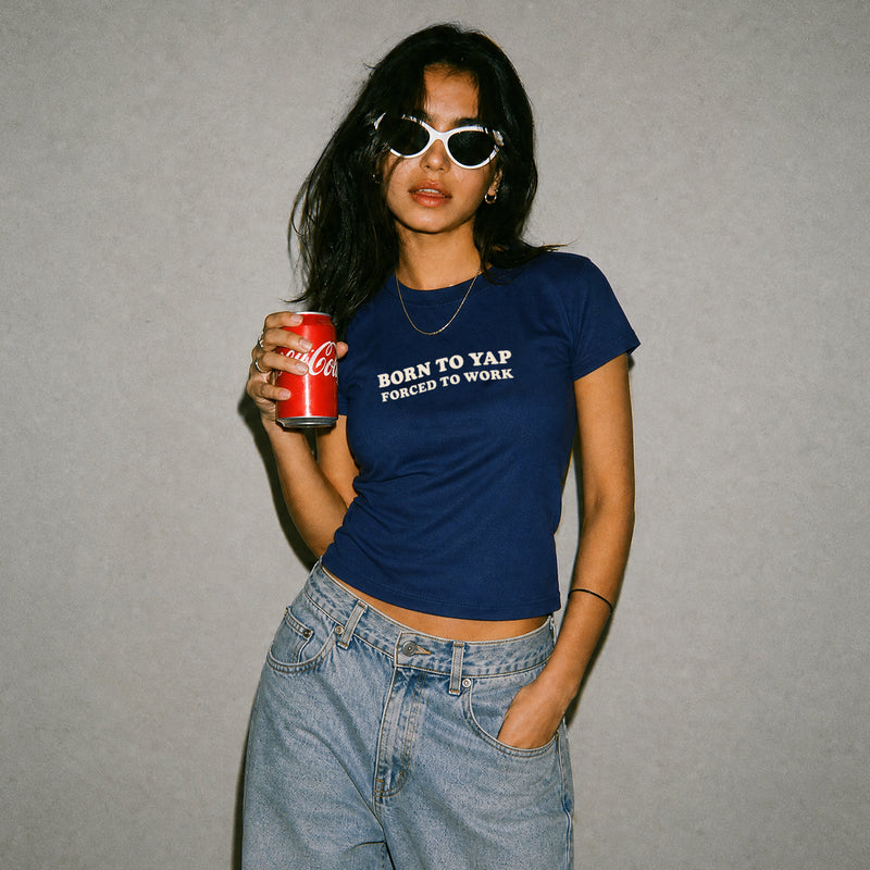 Forced To Work Fitted T-Shirt