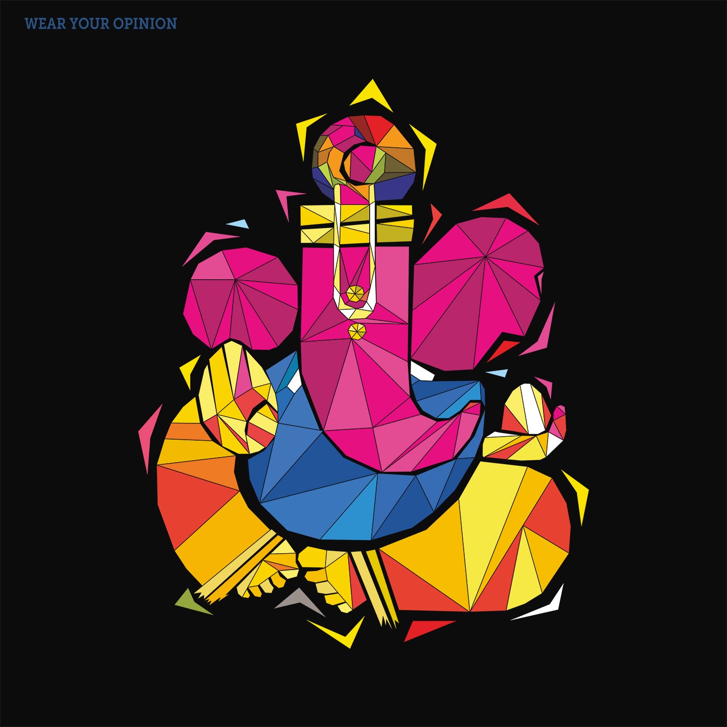 Geometric Ganesha T-Shirt