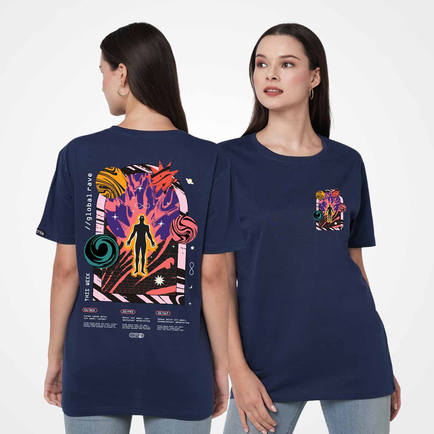 Global Rave Oversized T-Shirt