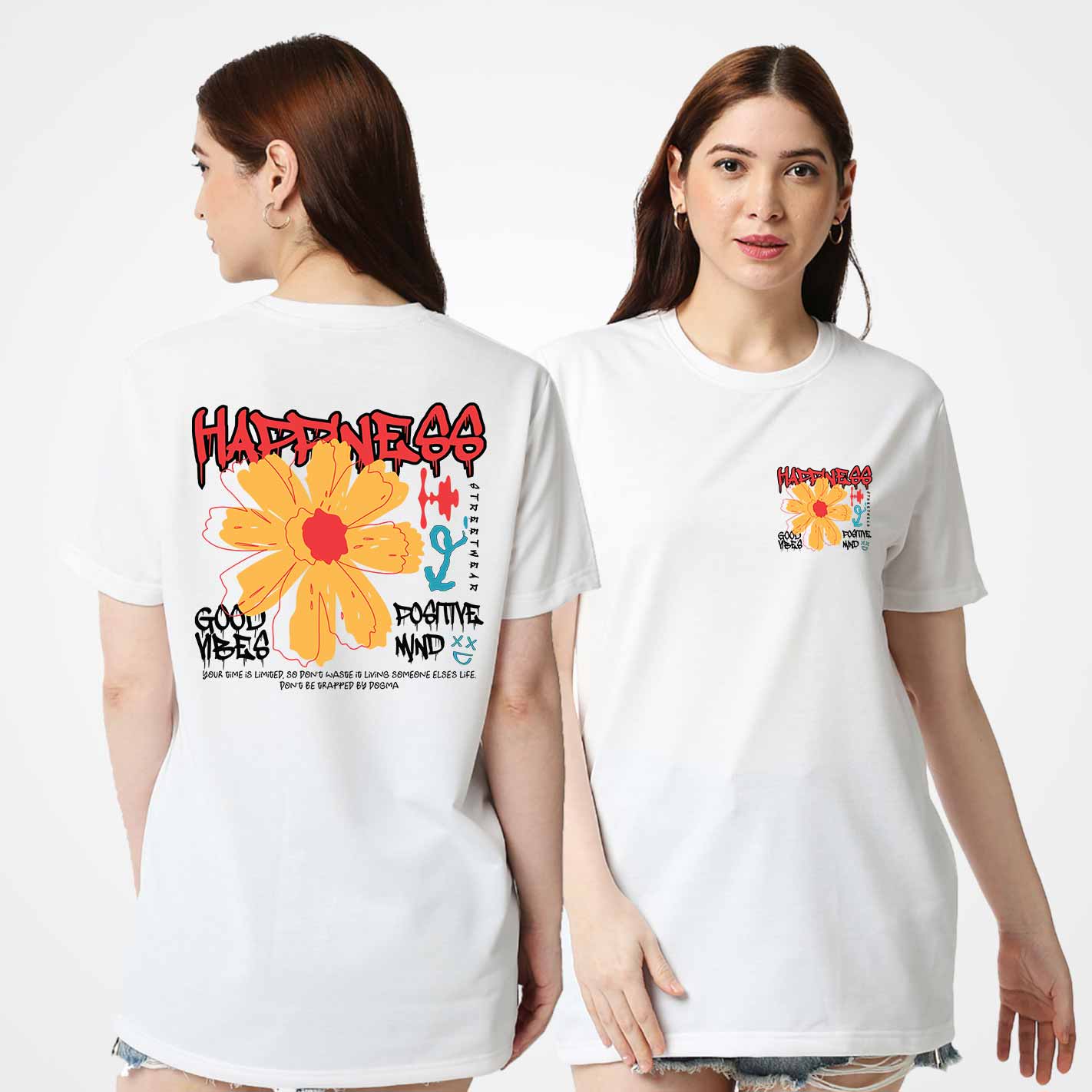 Happiness Oversized T-Shirt