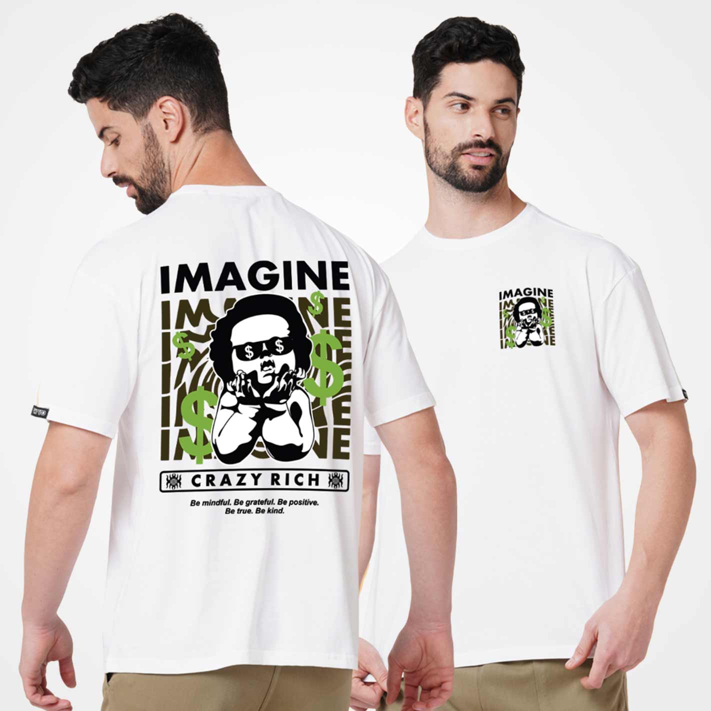 Imagine Crazy Rich Oversized T-Shirt