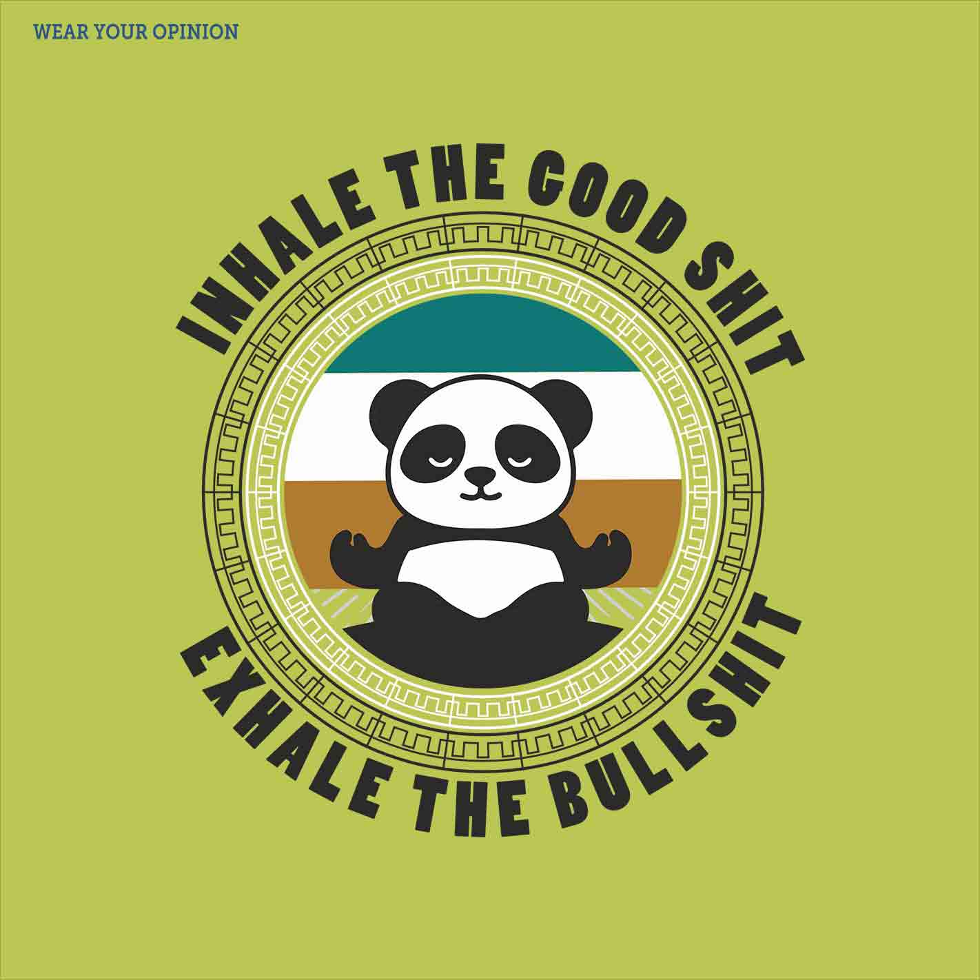 Inhale Good Panda T-Shirt