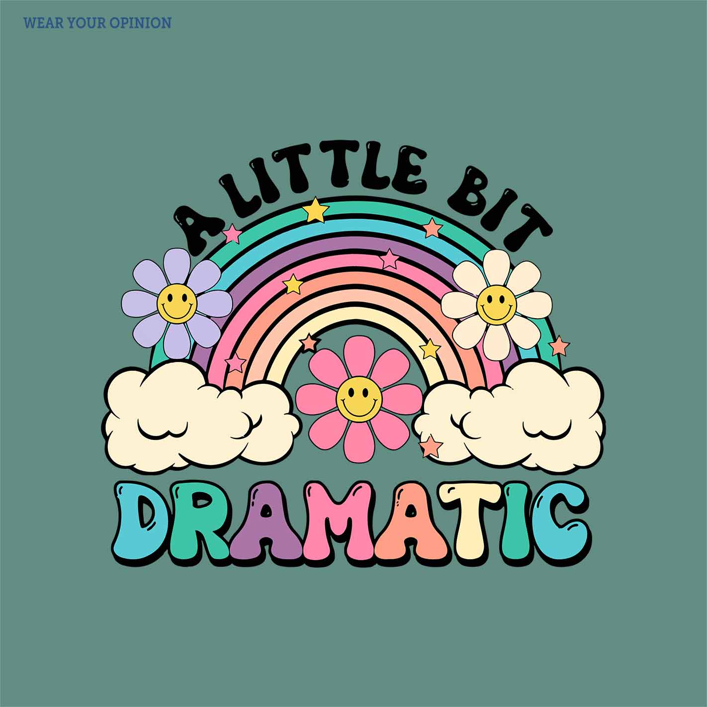 Little Bit Dramatic Kids T-Shirt