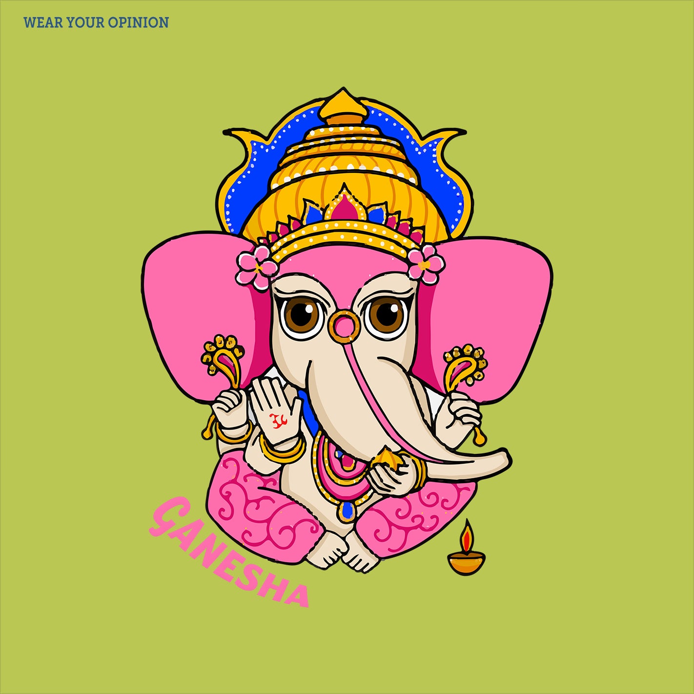 Love You Ganesha Kids T-Shirt