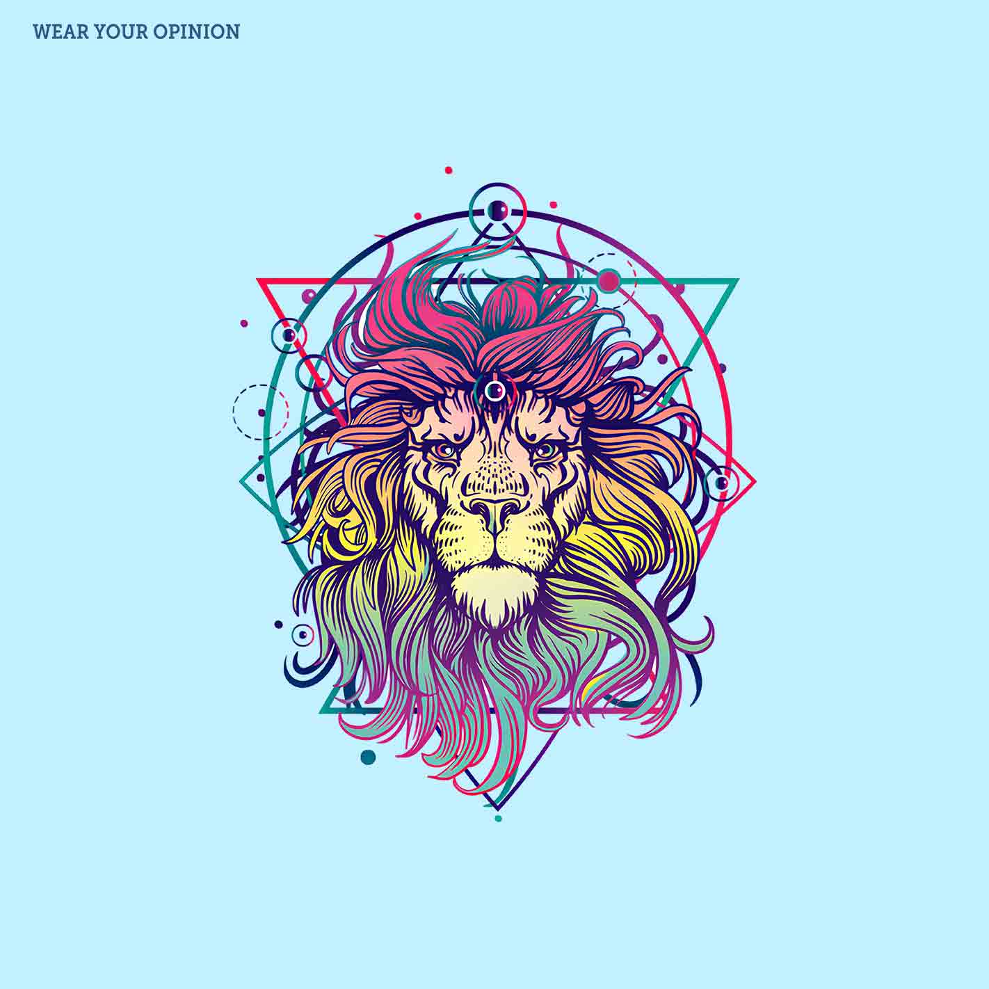 Mystic Psychedelic Lion T-Shirt
