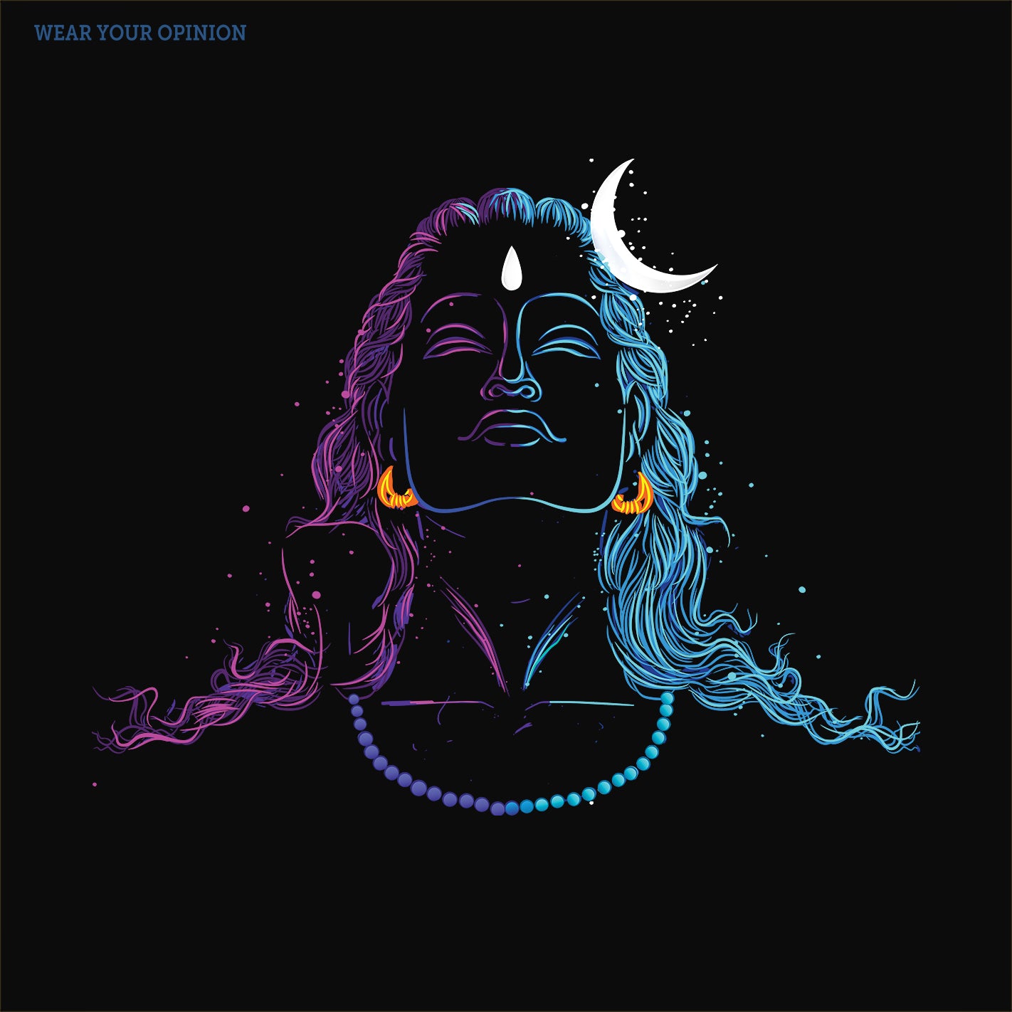 Neon Adi Shiv Kids T-Shirt