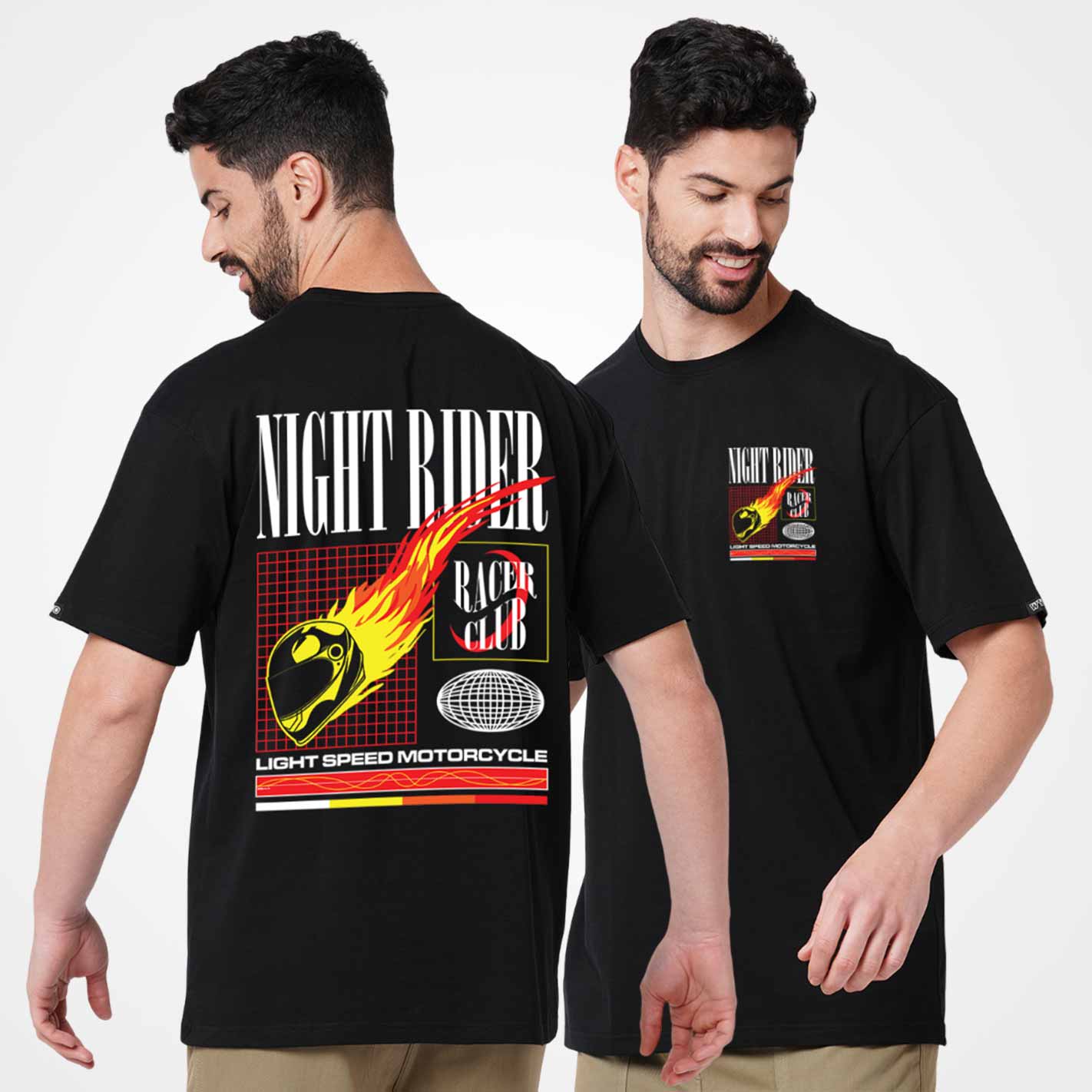 Night Rider Racing Oversized T-Shirt
