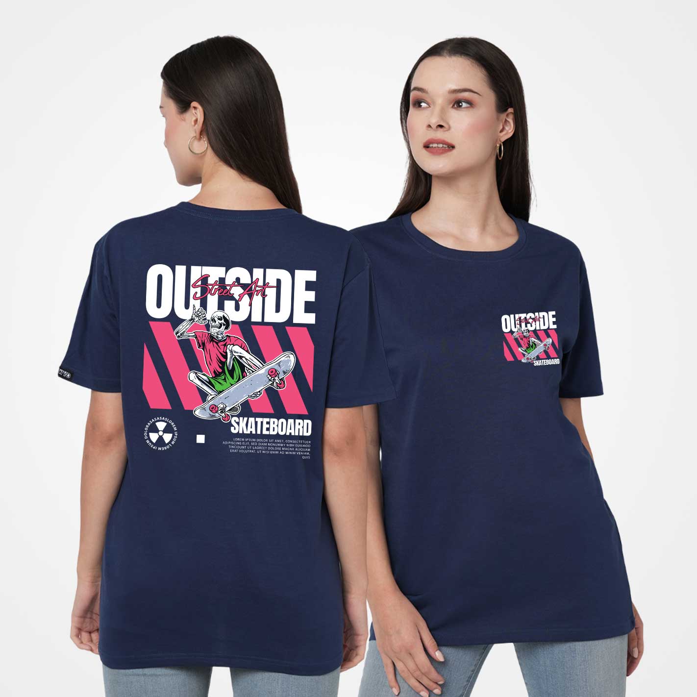 Outside Skateboard Oversized T-Shirt