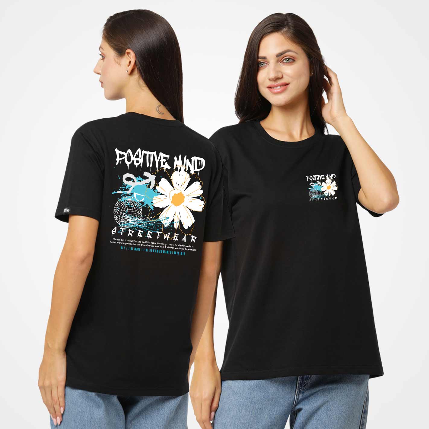 Positive Mind Oversized T-Shirt