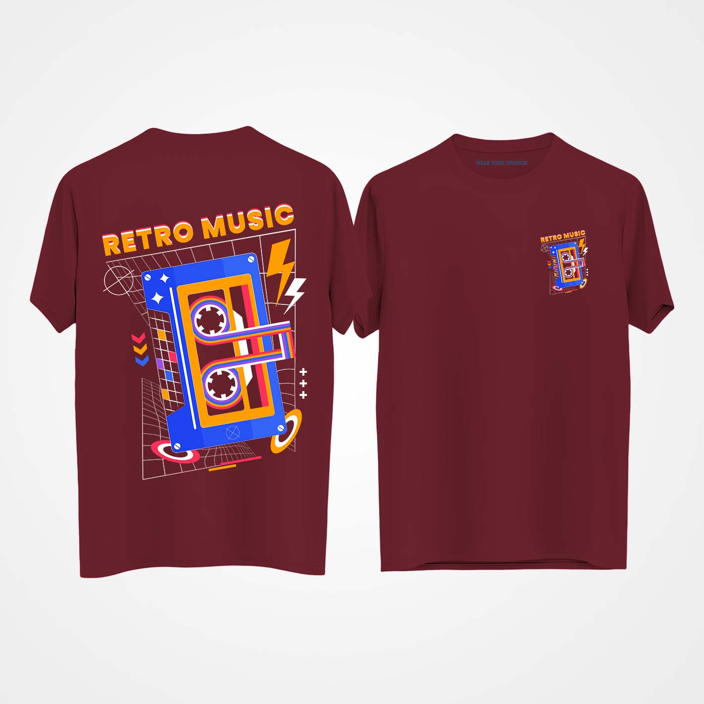 Retro Tape Oversized T-Shirt