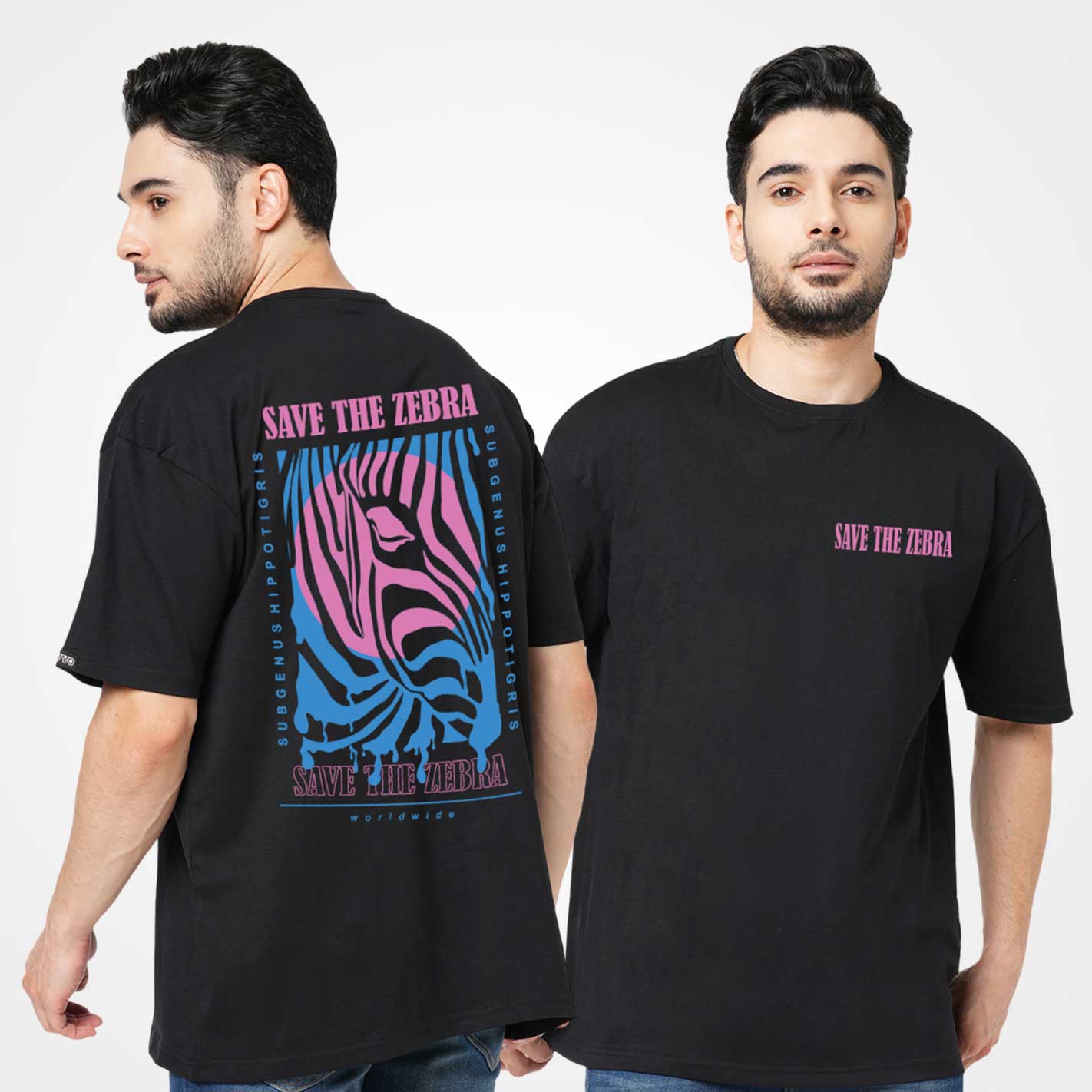 Save the Zebra Oversized T-Shirt