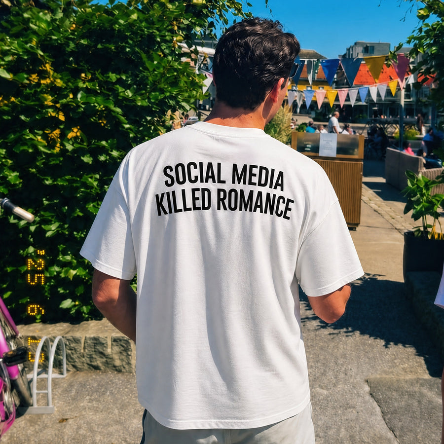 Social Media Oversized T-Shirt