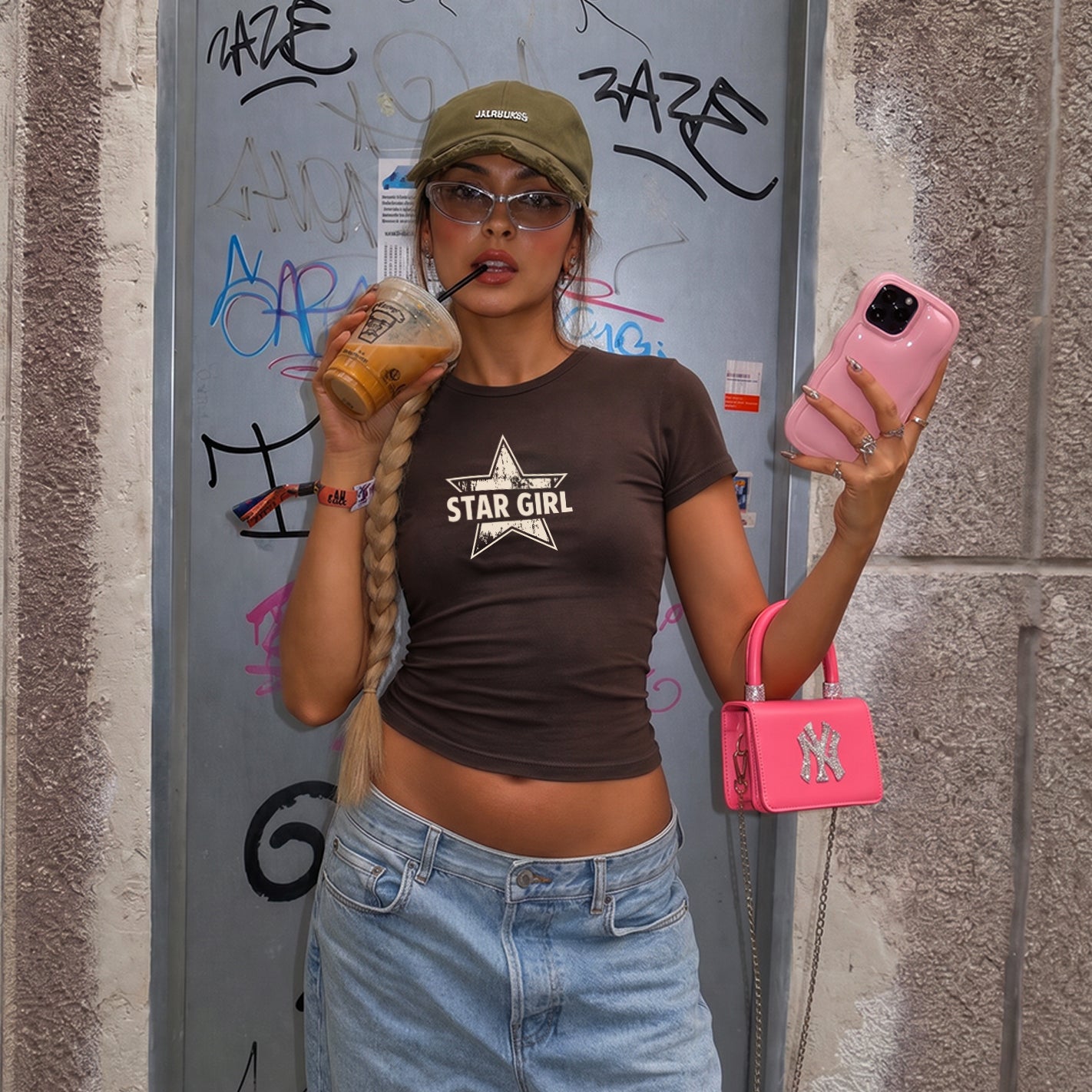 Star Girls Fitted T-Shirt