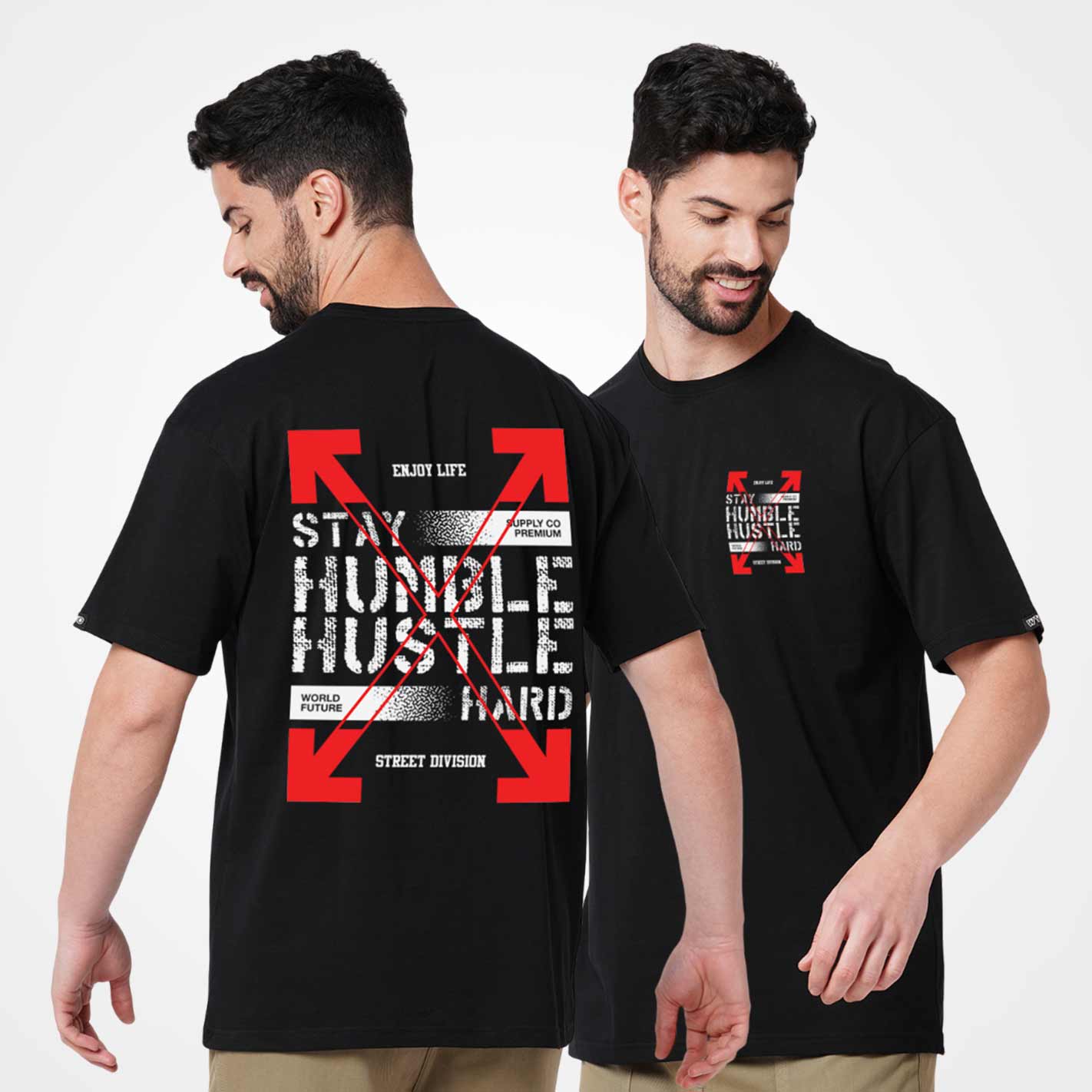 Stay Humble, Hustle Hard Oversized T-Shirt