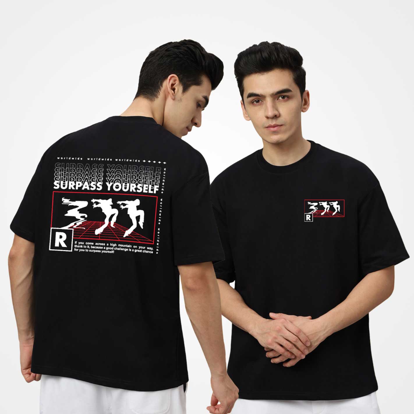 Surpass Yourself Oversized T-Shirt