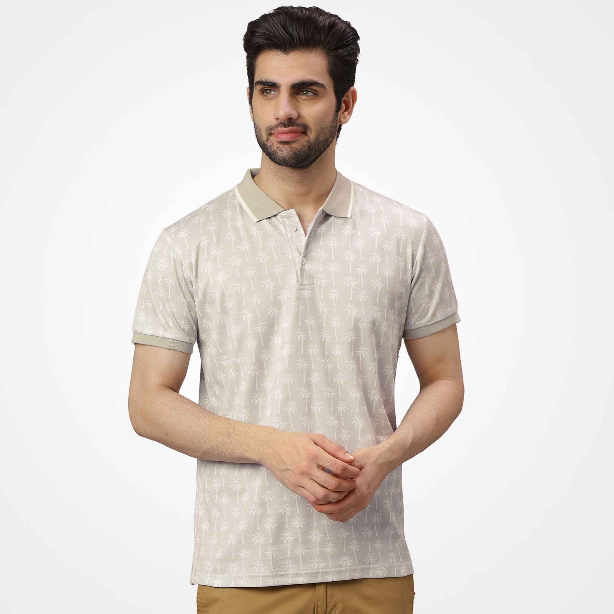 Tropical Printed Polo