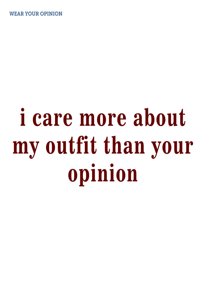 Care About Outfit Oversized T-Shirt
