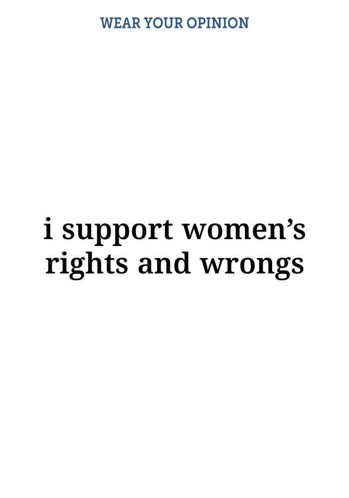 Rights and Wrongs Fitted T-Shirt