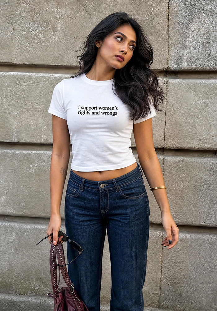 Rights and Wrongs Fitted T-Shirt